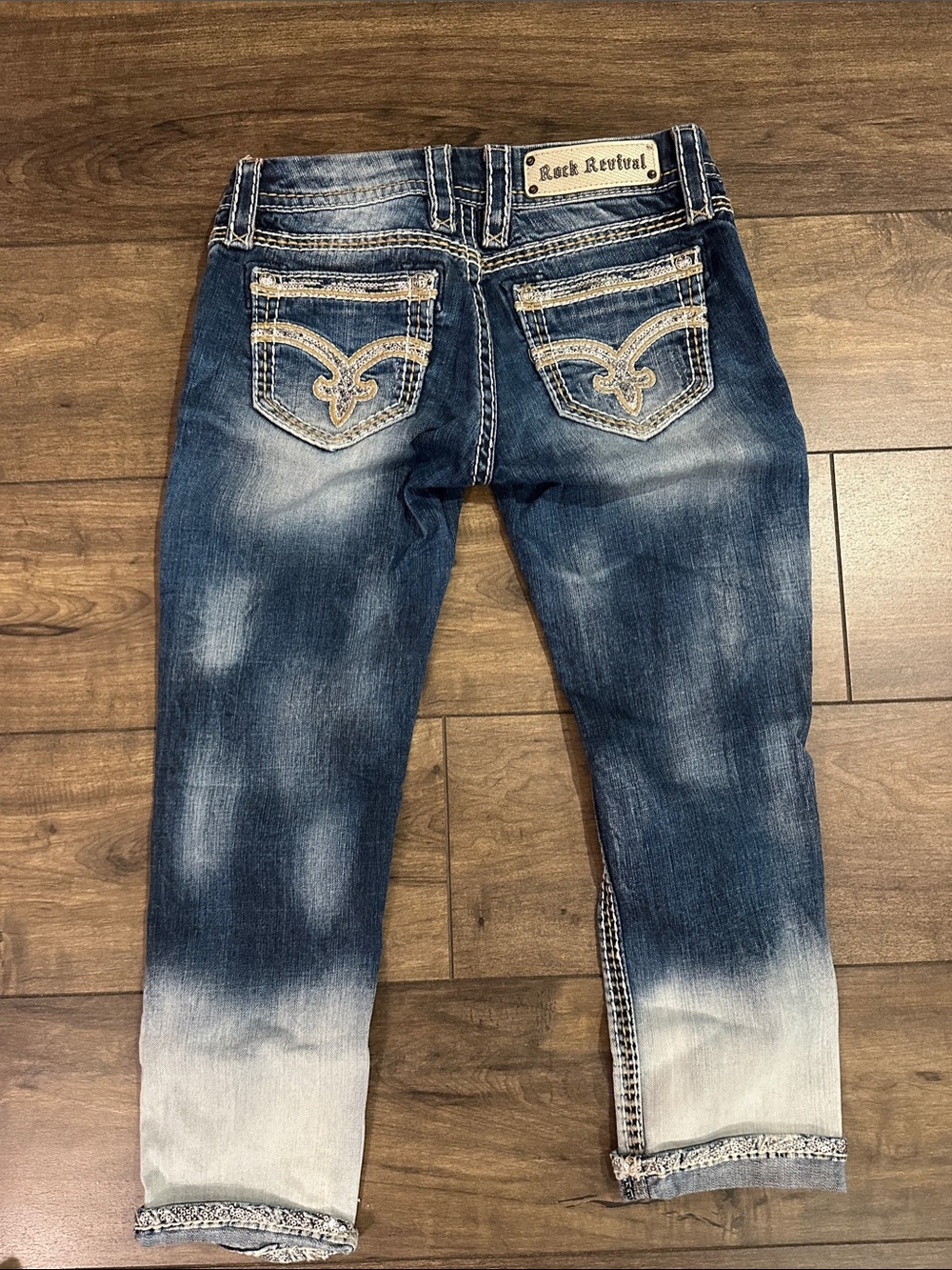Rock Revival Women’s Dark-to-Light Ombre Slim Jeans
